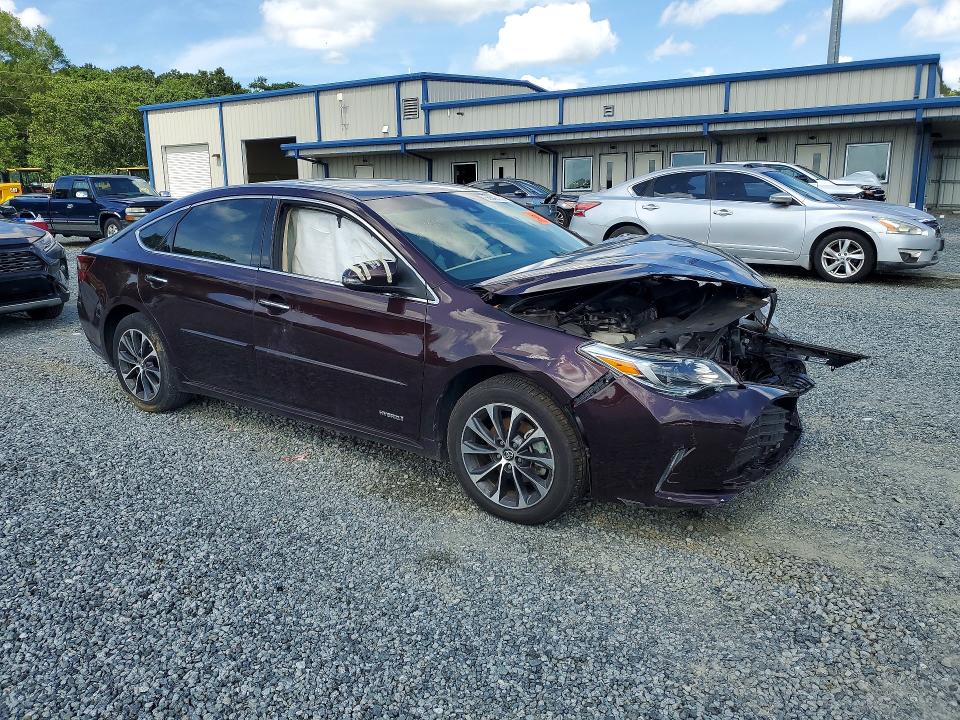 2018 Toyota Avalon VIN 4T1BD1EB4JU063251 COPART salvage auction — FRONT END, Nc - Salvage Certificate Of Title, sold $4,250 on 2026-07-02 (photo 4)