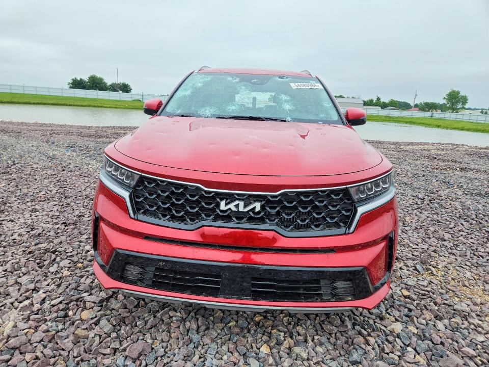 2023 Kia VIN KNDRHDLG3P5213389 COPART salvage auction — HAIL, Mo - Salvage Certificate Of Title, sold $7,600 on 2026-07-27 (photo 5)