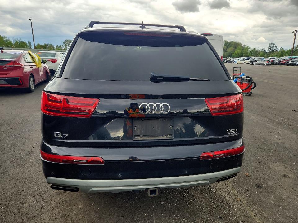 2017 Audi Q7 VIN WA1LAAF74HD027298 COPART salvage auction — FRONT END, Or - Salvage Title Certificate, sold $5,900 on 2026-07-27 (photo 6)