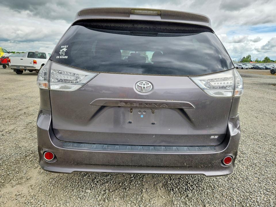 2015 Toyota VIN 5TDXK3DC4FS634853 COPART salvage auction — FRONT END, Or - Salvage Title Certificate, sold $4,200 on 2026-07-14 (photo 6)