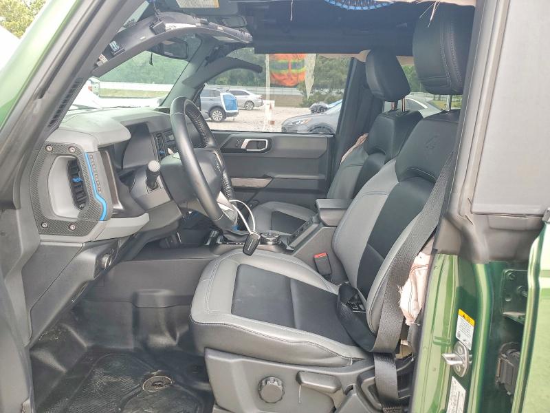 2022 Ford Bronco VIN 1FMEE5DH2NLA80763 COPART salvage auction — SIDE, TX - SALVAGE VEHICLE TITLE, sold $15,200 on 2026-07-10 (photo 7)