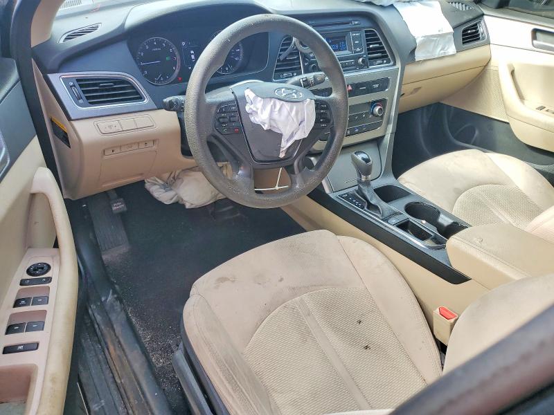 2015 Hyundai Sonata VIN 5NPE24AF0FH119849 COPART salvage auction — FRONT END, Al - Cert Of Title-Salvage Title, sold $700 on 2026-07-09 (photo 8)
