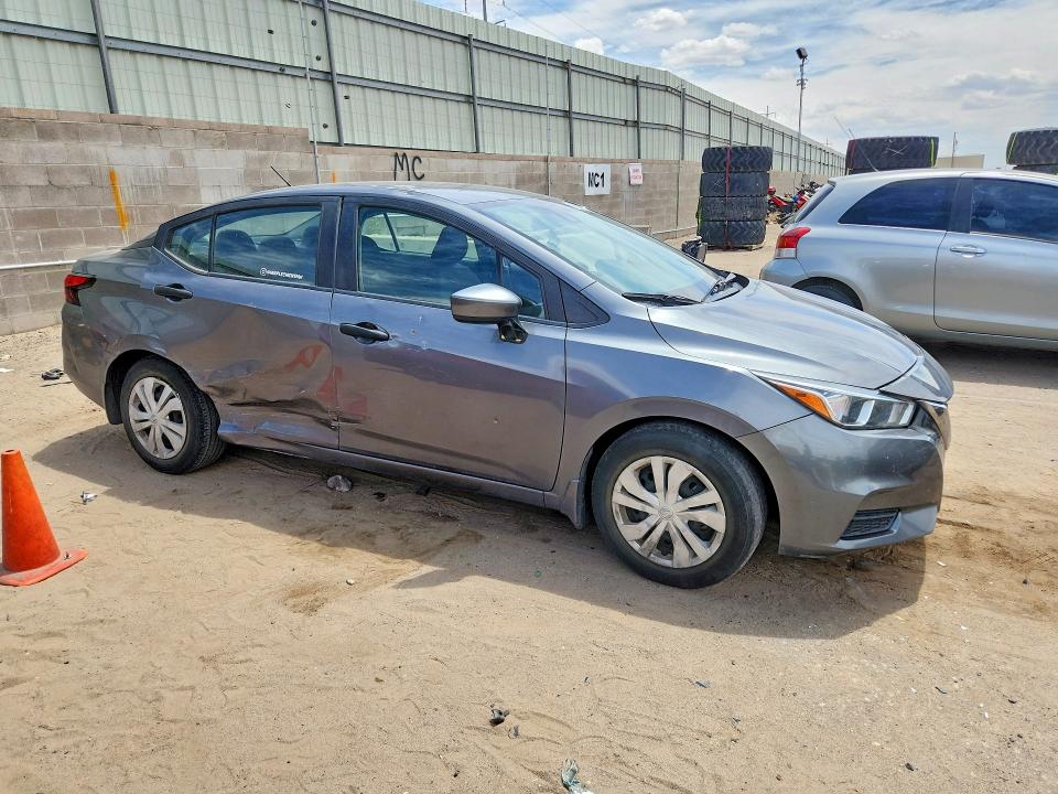 2021 Nissan Versa VIN 3N1CN8BV4ML807493 COPART salvage auction — REAR END, Nm - Cert Of Title-Salvage, sold $450 on 2026-07-02 (photo 4)