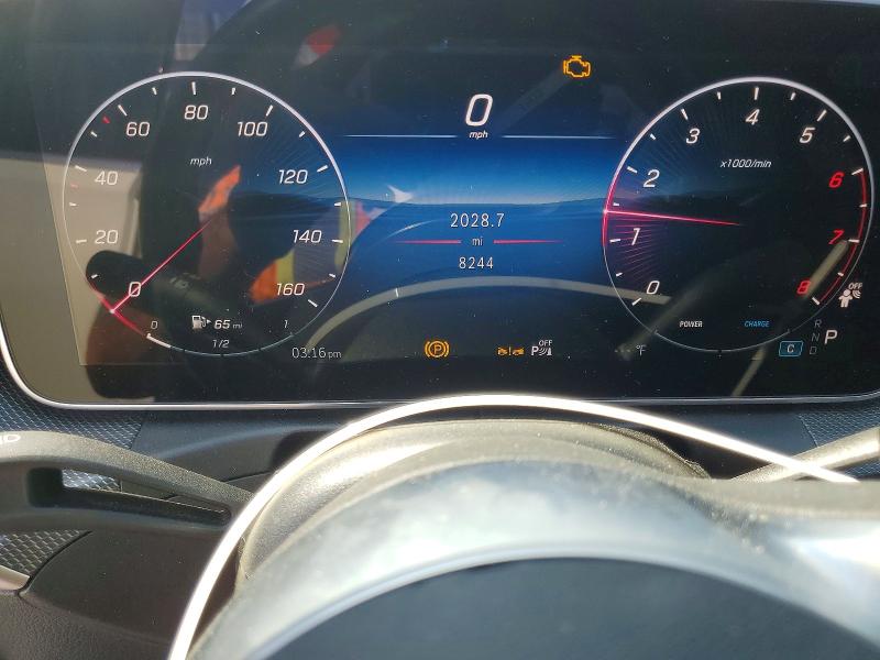 2025 Mercedes-benz VIN W1KAF4GB3SR259166 COPART salvage auction — FRONT END, Ca - Salvage Certificate, sold $21,800 on 2026-07-06 (photo 9)