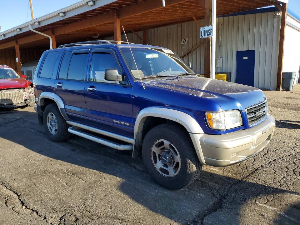 1998 Isuzu Trooper VIN JACDJ58X6W7912580 COPART salvage auction — REAR END, CO - PUBLIC - SALVAGE TITLE (P), sold $325 on 2026-07-09 (photo 4)