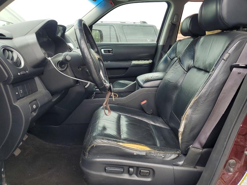 2009 Honda Pilot VIN 5FNYF38959B002346 COPART salvage auction — REAR END, Tx - Salvage Vehicle Title, sold $875 on 2026-07-09 (photo 7)