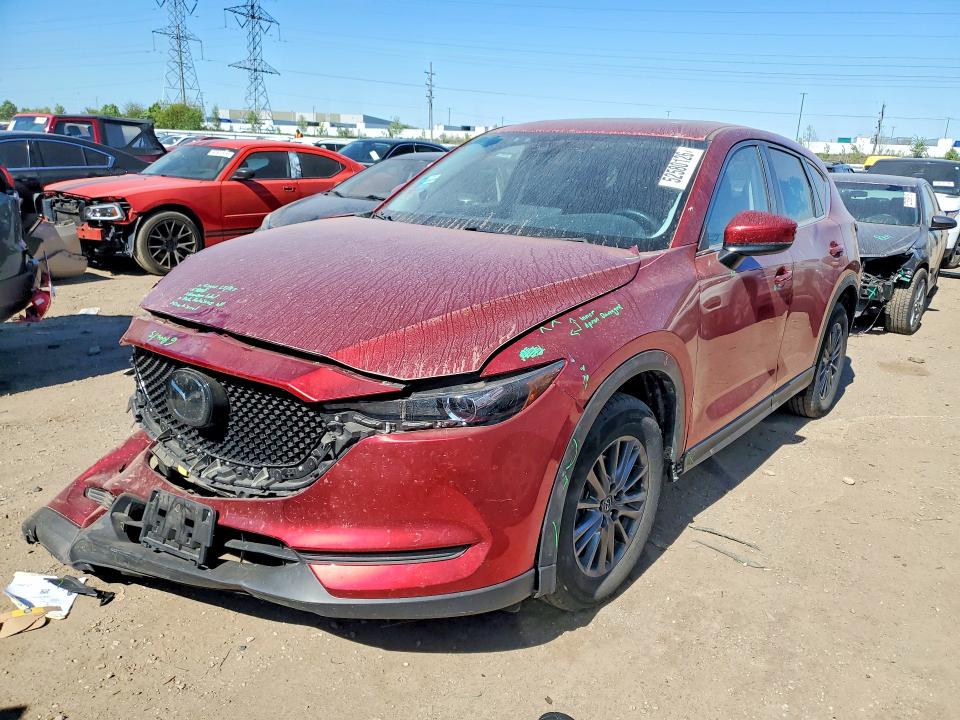 2021 Mazda Cx-5 VIN JM3KFBCM1M0375720 COPART salvage auction — FRONT END, Il - Salvage Certificate, sold $7,700 on 2026-07-14 (photo 1)