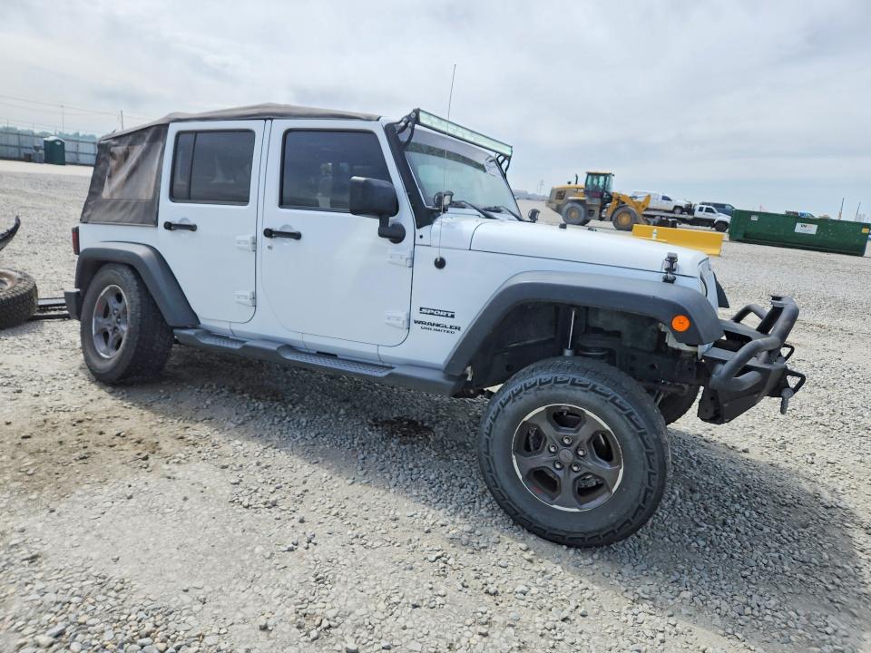 2012 Jeep VIN 1C4BJWDG6CL210959 COPART salvage auction — REAR END, CO - SALVAGE TITLE, sold $4,250 on 2026-07-09 (photo 4)
