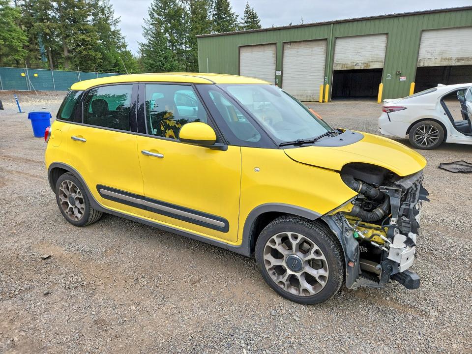 2014 Fiat 500 VIN ZFBCFADHXEZ019873 COPART salvage auction — FRONT END, Wa - Bill Of Sale, sold $325 on 2026-07-02 (photo 4)