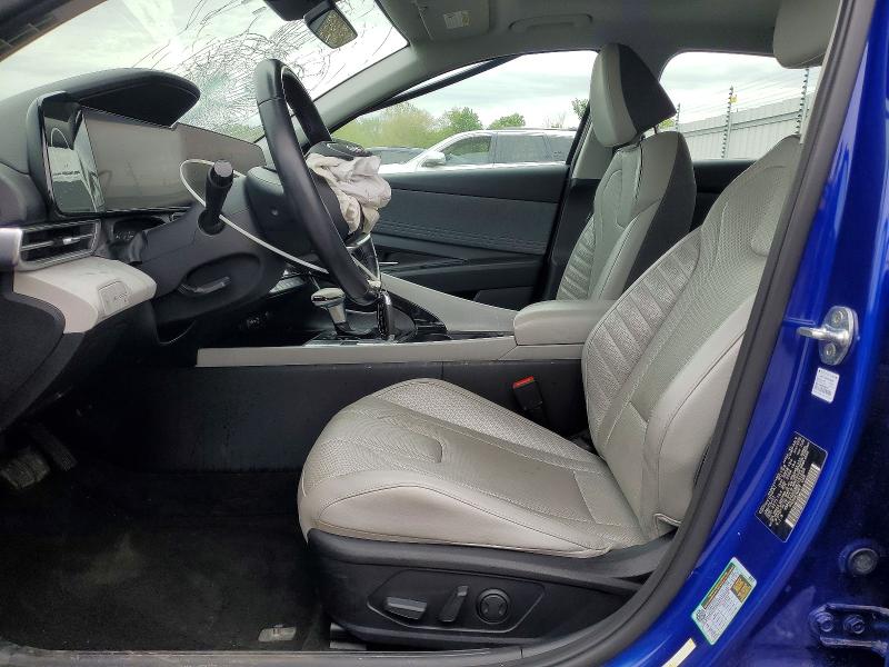 2021 Hyundai Elantra VIN KMHLP4AG3MU131624 COPART salvage auction — FRONT END, Il - Salvage Certificate, sold $3,200 on 2026-07-03 (photo 7)
