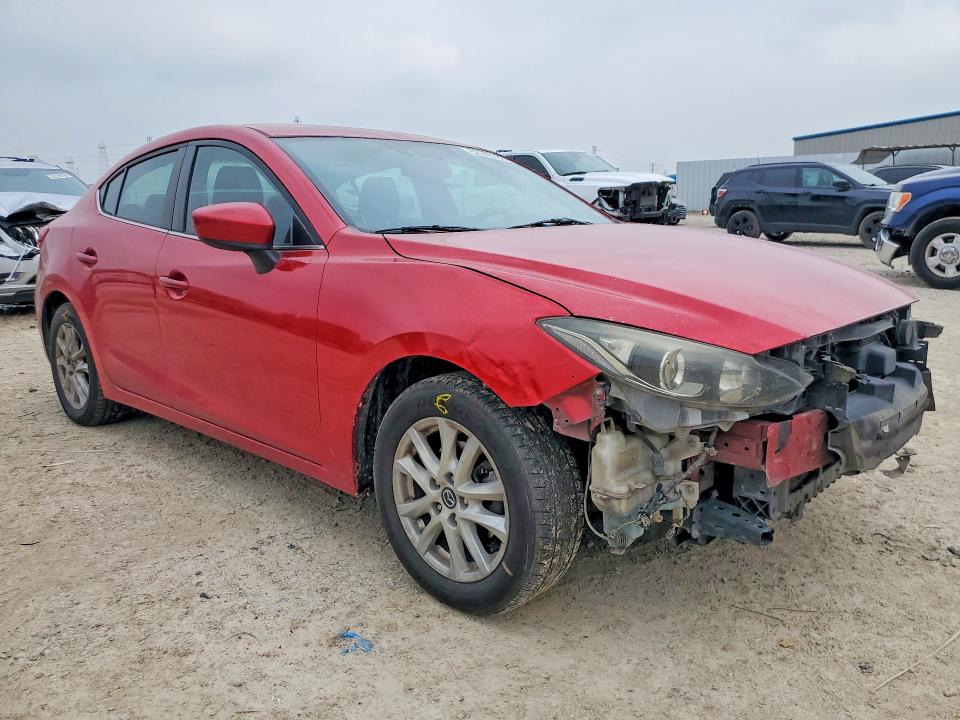 2016 Mazda VIN 3MZBM1U73GM245972 COPART salvage auction — FRONT END, Tx - Salvage Vehicle Title, sold $1,400 on 2026-07-10 (photo 4)