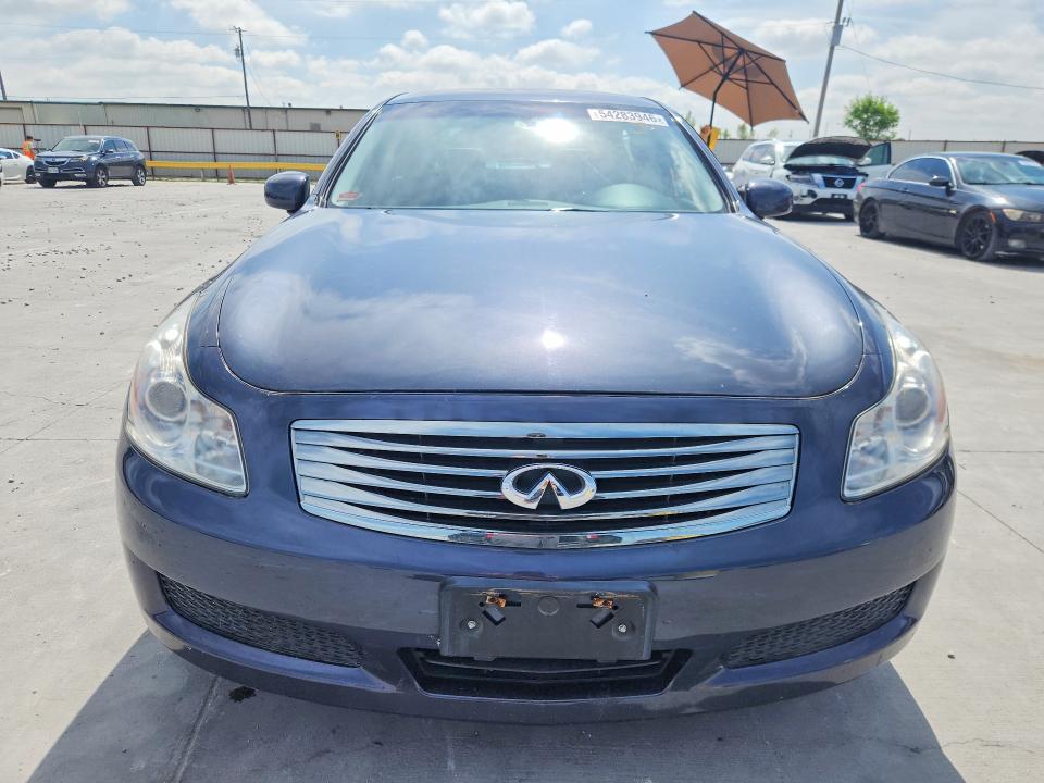 2007 Infiniti G35 VIN JNKBV61E47M725447 COPART salvage auction — SIDE, Tx - Salvage Vehicle Title, sold $1,600 on 2026-07-02 (photo 5)