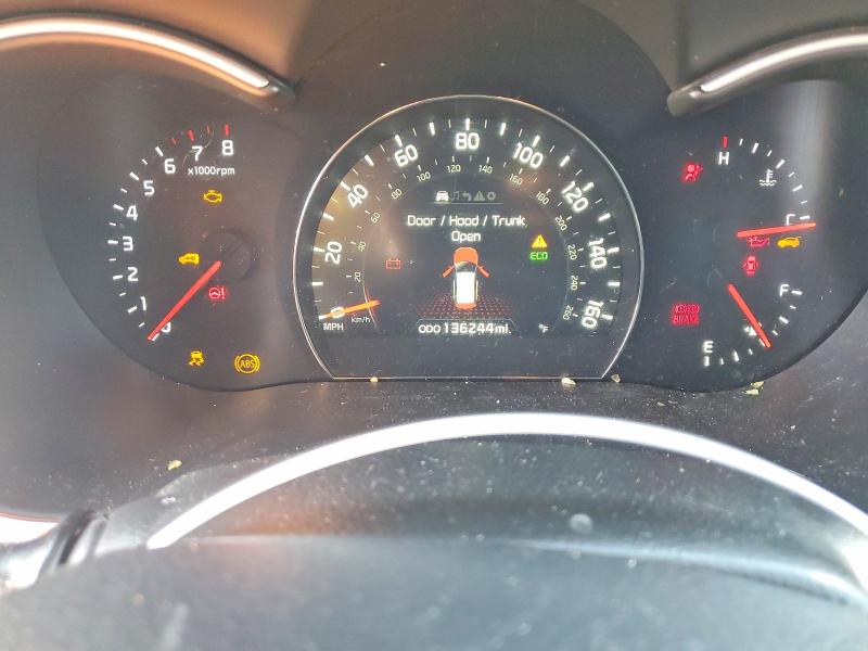 2015 Kia VIN 5XYKW4A70FG647382 COPART salvage auction — FRONT END, Ca - Salvage Certificate, sold $1,350 on 2026-07-15 (photo 9)