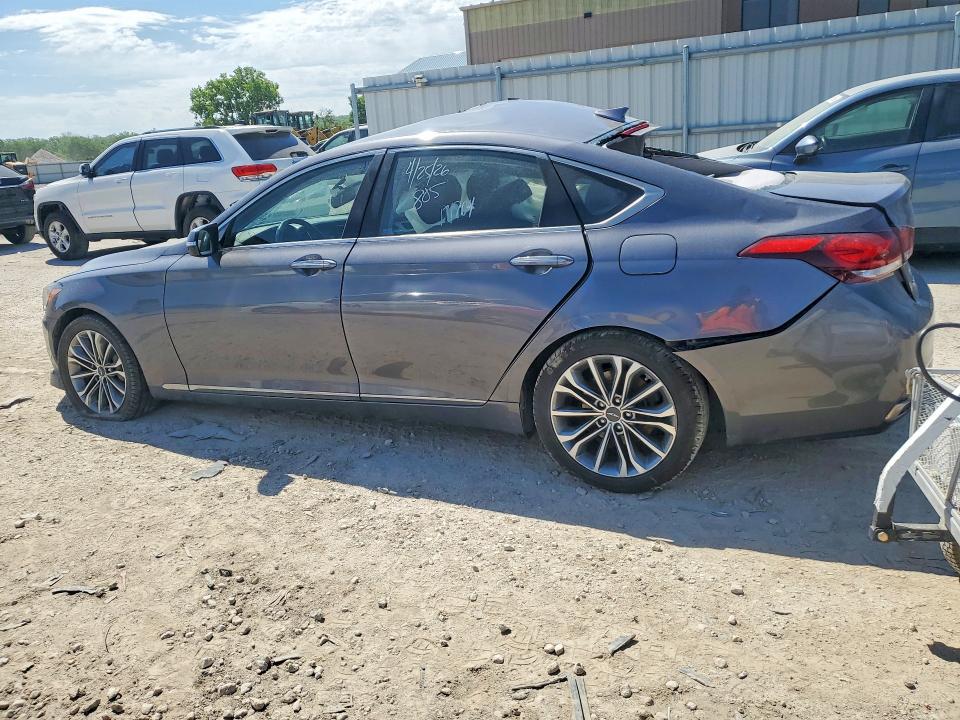 2017 Genesis VIN KMHGN4JE2HU171804 COPART salvage auction — SIDE, Mo - Salvage Certificate Of Title, sold $1,250 on 2026-07-09 (photo 2)