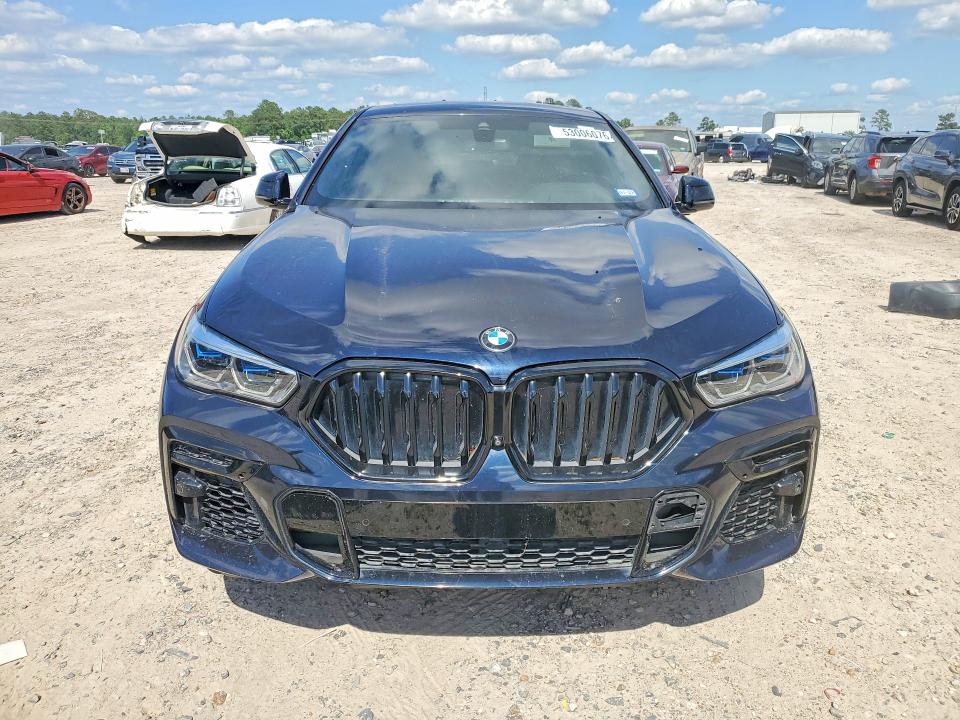 2022 BMW X6 VIN 5UXCY8C02N9M16259 COPART salvage auction — WATER/FLOOD, Tx - Salvage Title-Flood Damage, sold $23,100 on 2026-07-17 (photo 5)