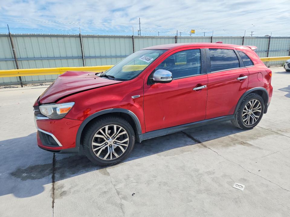 2018 Mitsubishi Outlander VIN JA4AP3AU1JU009443 COPART salvage auction — FRONT END, Tx - Salvage Vehicle Title, sold $2,550 on 2026-07-14 (photo 1)