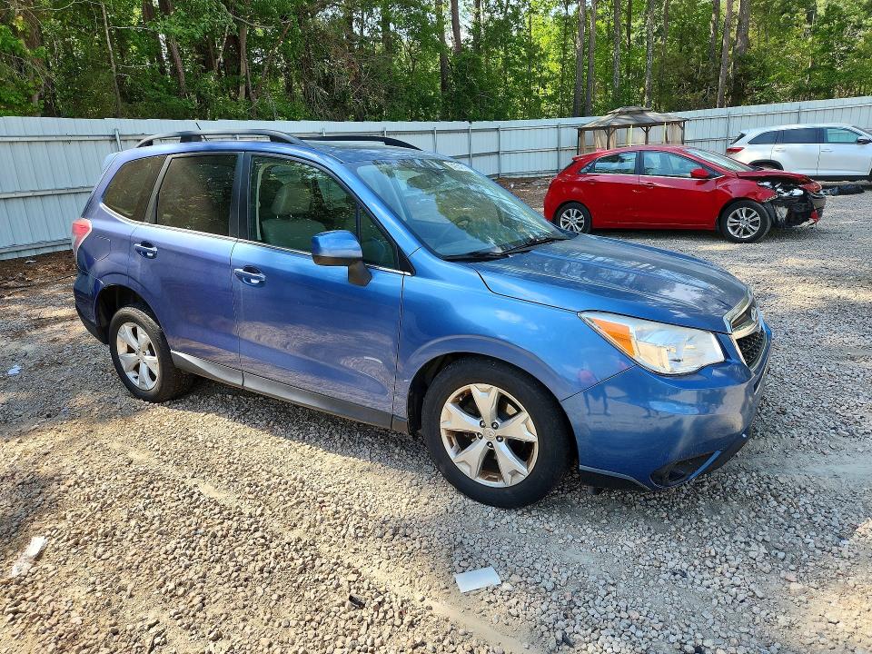 2015 Subaru Forester VIN JF2SJAHC1FH428617 COPART salvage auction — FRONT END, Nc - Salvage Certificate Of Title, sold $2,600 on 2026-07-10 (photo 4)
