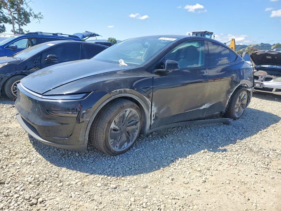 2026 Tesla Model y VIN 7SAYGDEE0TF370903 COPART salvage auction — SIDE, CA - SALVAGE CERTIFICATE, sold $19,000 on 2026-07-14 (photo 1)