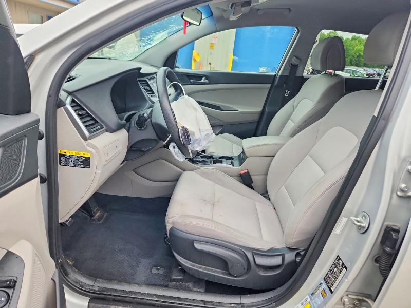 2017 Hyundai Tucson VIN KM8J23A43HU285939 COPART salvage auction — FRONT END, Pa - Certificate Of Salvage, sold $1,800 on 2026-07-16 (photo 7)
