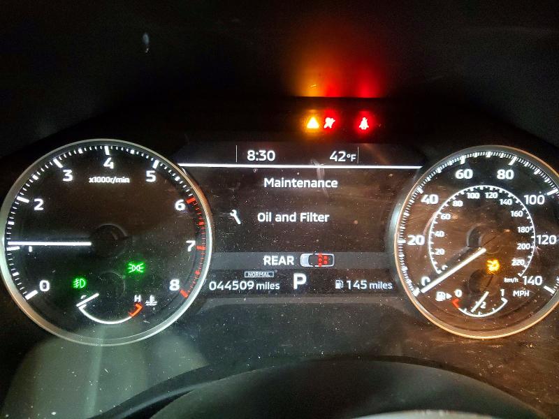 2023 Mitsubishi Outlander VIN JA4J4UA82PZ019296 COPART salvage auction — FRONT END, Mn - Cert Of Title-Salvage, sold $350 on 2026-07-28 (photo 9)