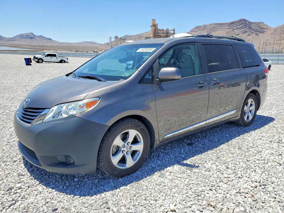 2013 Toyota VIN 5TDKK3DC5DS312827 COPART salvage auction — SIDE, Nv - Salvage Title, sold $1,750 on 2026-07-13 (photo 1)