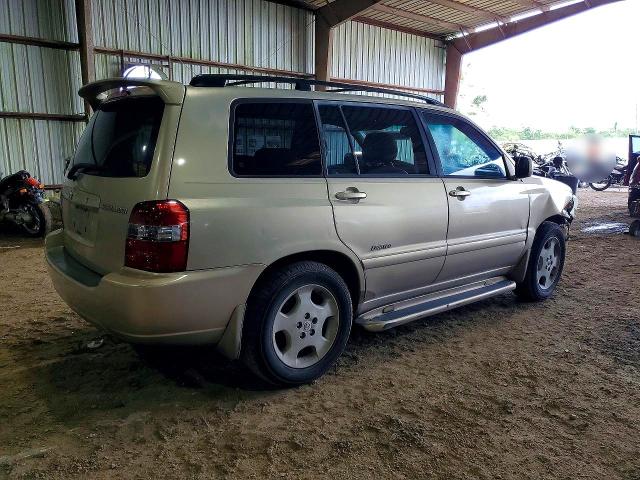 2006 Toyota Highlander VIN JTEDP21A360109220 COPART salvage auction — FRONT END, Tx - Salvage Vehicle Title, sold $625 on 2026-07-23 (photo 3)