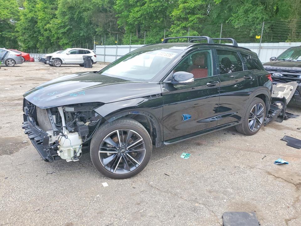 2024 Infiniti Qx50 VIN 3PCAJ5FB9RF113872 COPART salvage auction — FRONT END, Ga - Cert Of Title-Salvage, sold $10,300 on 2026-07-10 (photo 1)