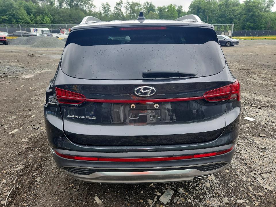 2021 Hyundai Santa fe VIN 5NMS34AJ7MH332716 COPART salvage auction — FRONT END, Md - Cert Of Salvage > 75% Damage, sold $6,400 on 2026-07-02 (photo 6)