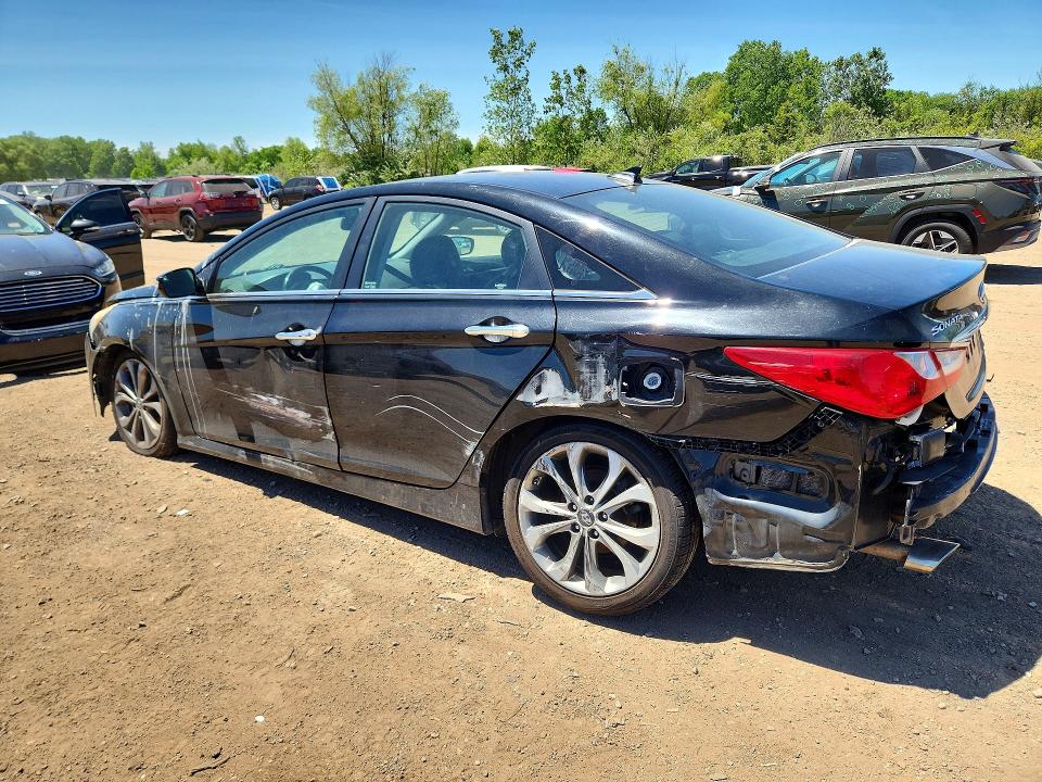 2014 Hyundai Sonata VIN 5NPEC4ABXEH845811 COPART salvage auction — FRONT END, Oh - Cert Of Title-Salvage, sold $550 on 2026-07-16 (photo 2)
