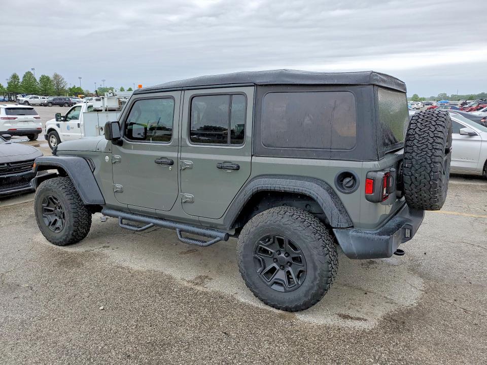 2020 Jeep Wrangler unlimited VIN 1C4HJXDG4LW184120 COPART salvage auction — MINOR DENT/SCRATCHES, Mo - Certificate Of Title, sold $17,700 on 2026-07-02 (photo 2)