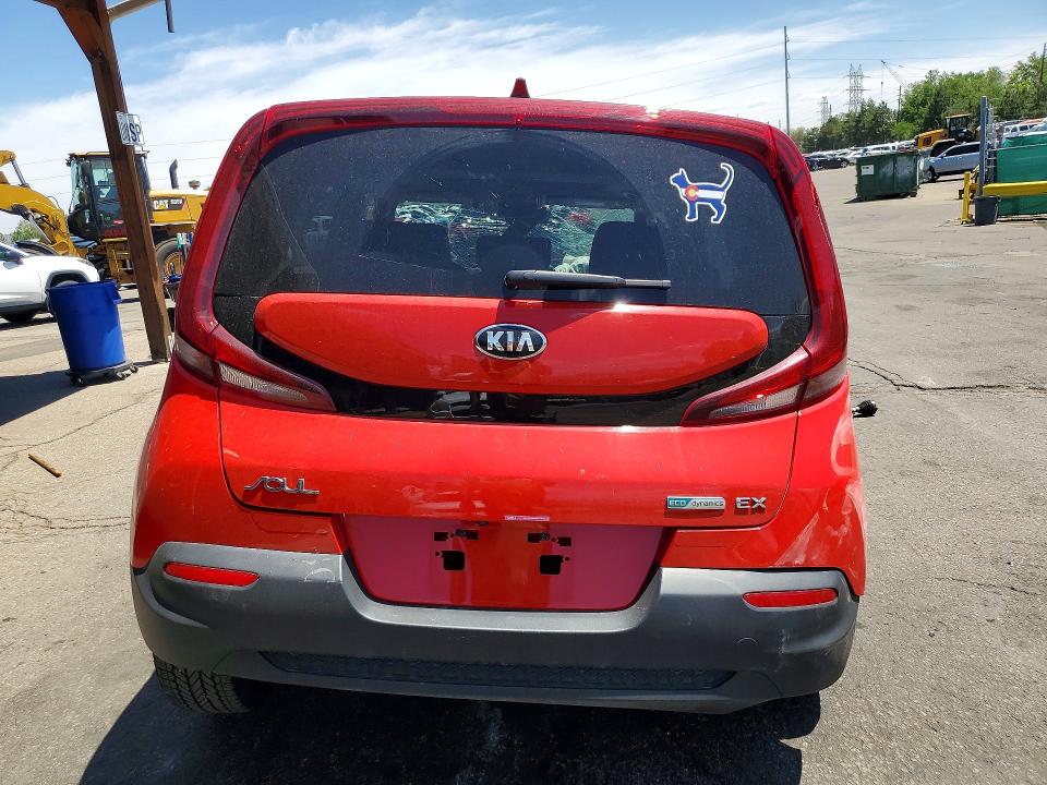 2021 Kia Soul VIN KNDJ33AU2M7133385 COPART salvage auction — FRONT END, Co - Salvage Title, sold $1,300 on 2026-07-09 (photo 6)
