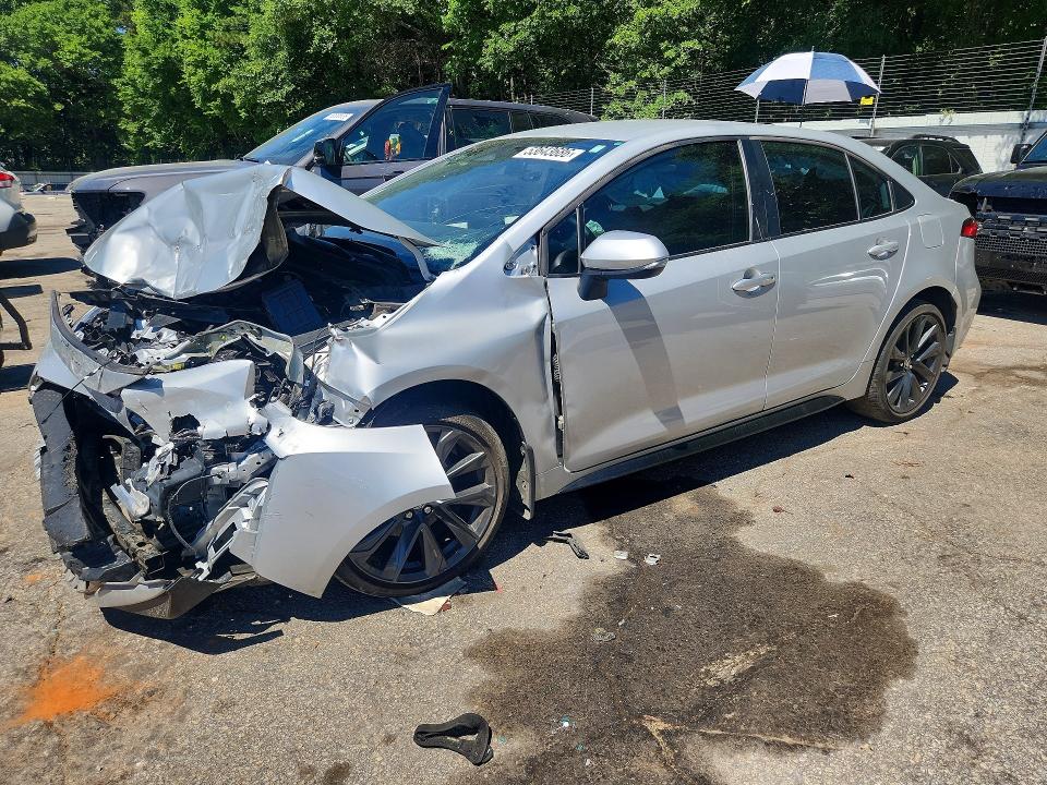 2024 Toyota Corolla VIN 5YFS4MCE4RP216285 COPART salvage auction — FRONT END, Ga - Cert Of Title-Salvage, sold $3,800 on 2026-07-24 (photo 1)