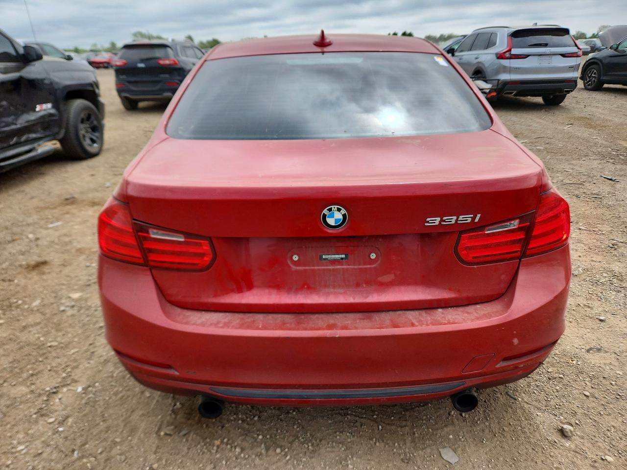 2012 BMW 3 Series VIN WBA3A9C51CF270245 COPART salvage auction — Front End, IL - SALVAGE CERTIFICATE, sold $1,150 on 2026-07-09 (photo 6)