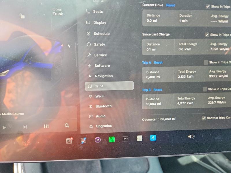 2023 Tesla Model y VIN 7SAYGDEF1PF856893 COPART salvage auction — SIDE, NY - MV-907A SALVAGE CERTIFICATE, sold $13,800 on 2026-07-06 (photo 9)