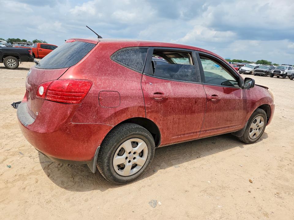 2009 Nissan Rogue sport VIN JN8AS58T49W053664 COPART salvage auction — FRONT END, Tx - Salvage Vehicle Title, sold $375 on 2026-07-30 (photo 3)