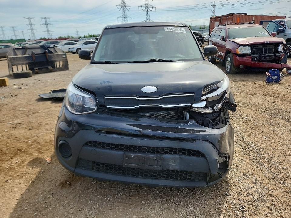 2017 Kia Soul VIN KNDJN2A25H7466771 COPART salvage auction — FRONT END, Il - Salvage Certificate, sold $725 on 2026-07-09 (photo 5)