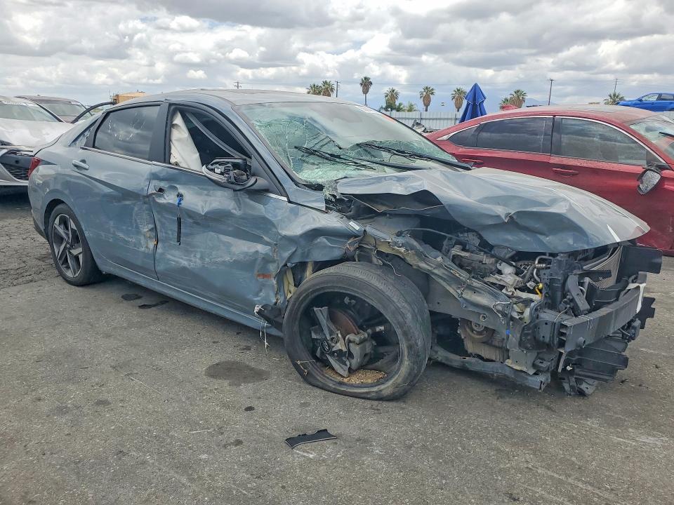 2023 Hyundai Elantra VIN KMHLP4AG5PU454528 COPART salvage auction — FRONT END, In - Dis/Dlr/Exp Only Clean Title, sold $2,900 on 2026-07-30 (photo 4)