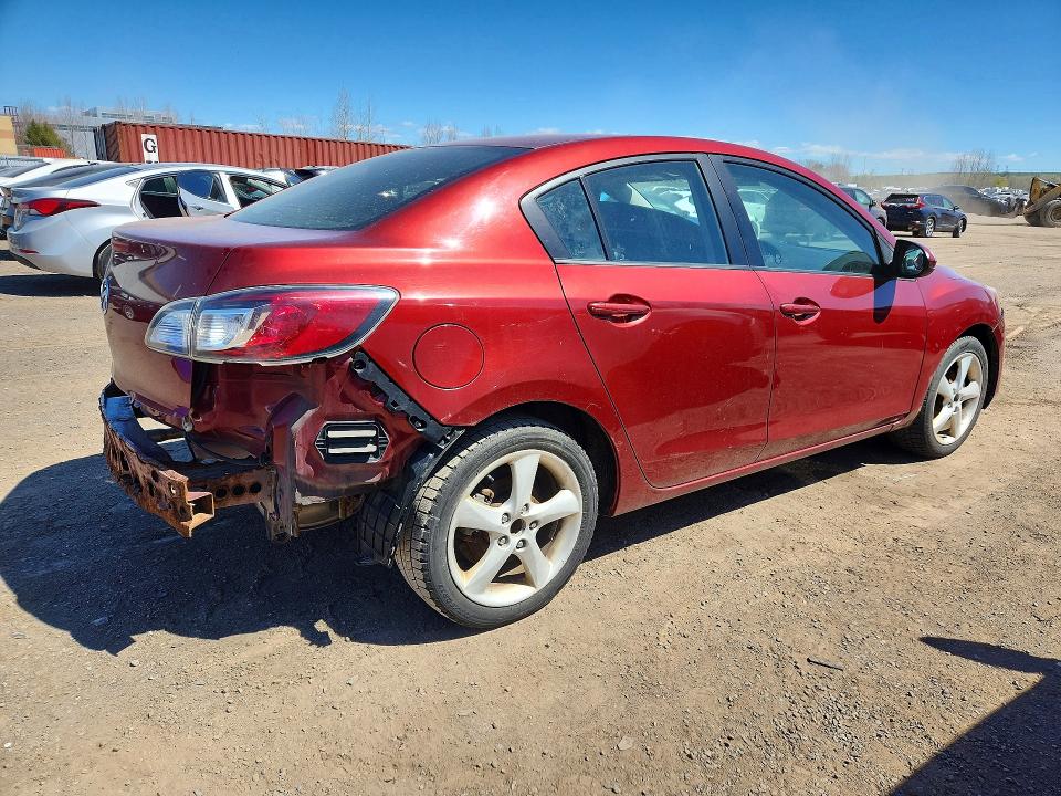 2011 Mazda 3 VIN JM1BL1UF8B1466227 COPART salvage auction — REAR END, On - Permit Rebuilt - Unfit, sold $400 on 2026-07-07 (photo 3)