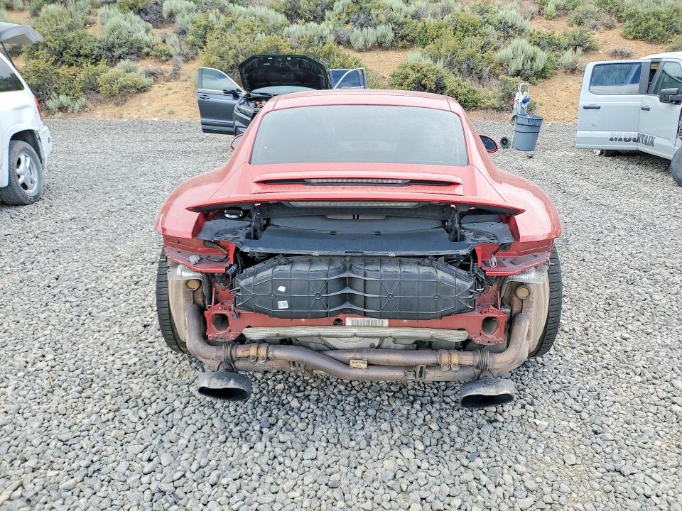 2014 Porsche 911 VIN WP0AA2A91ES107211 COPART salvage auction — REAR END, Nv - Salvage Title, sold $36,000 on 2026-07-02 (photo 6)