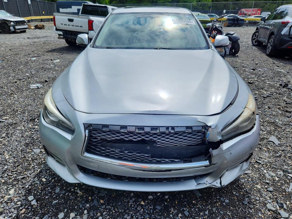 2017 Infiniti VIN JN1CV7AR7HM680894 COPART salvage auction — REAR END, Md - Cert Of Salvage > 75% Damage, sold $500 on 2026-07-31 (photo 5)