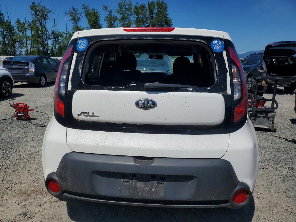 2015 Kia Soul VIN KNDJN2A29F7133499 COPART salvage auction — REAR END, Wa - Vehicle Cert Of Ownership-Titl, sold $1,150 on 2026-07-06 (photo 6)