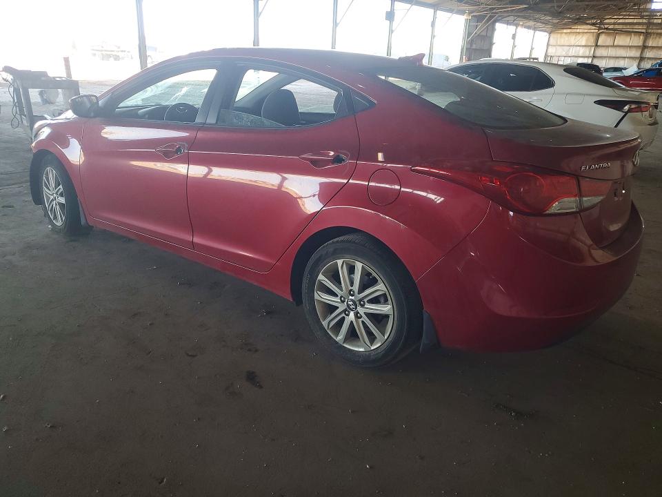 2016 Hyundai Elantra VIN KMHDH4AE3GU519781 COPART salvage auction — FRONT END, AZ - CERT OF TITLE - SALVAGE, sold $2,100 on 2026-07-27 (photo 2)