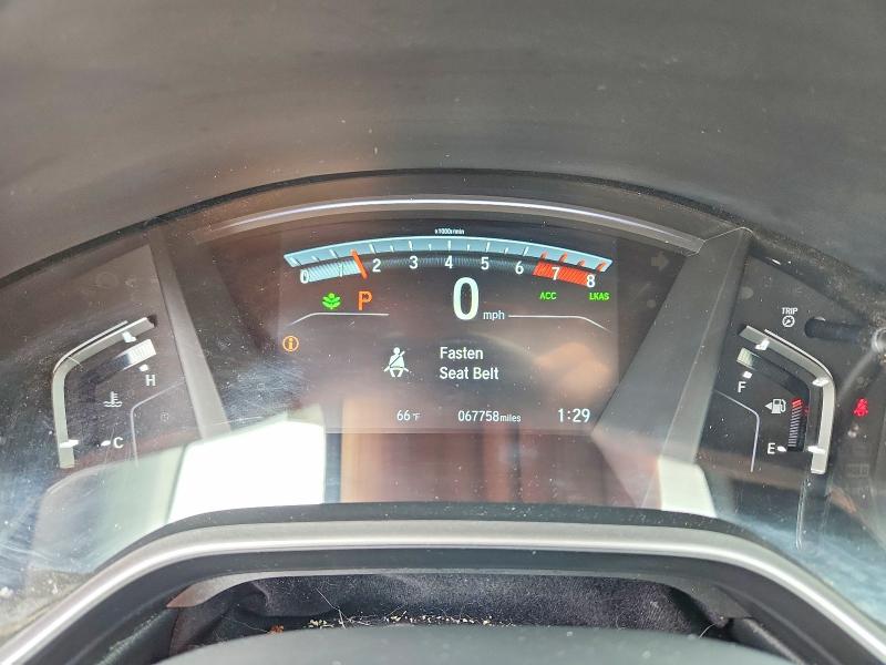 2018 Honda Cr-v VIN 2HKRW2H53JH632447 COPART salvage auction — HAIL, Id - Salvage Certificate Of Title, sold $11,800 on 2026-07-29 (photo 9)