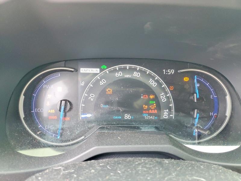 2020 Toyota Rav 4 VIN JTMEWRFV0LD535449 COPART salvage auction — SIDE, Tx - Salvage Vehicle Title, sold $14,600 on 2026-07-10 (photo 9)