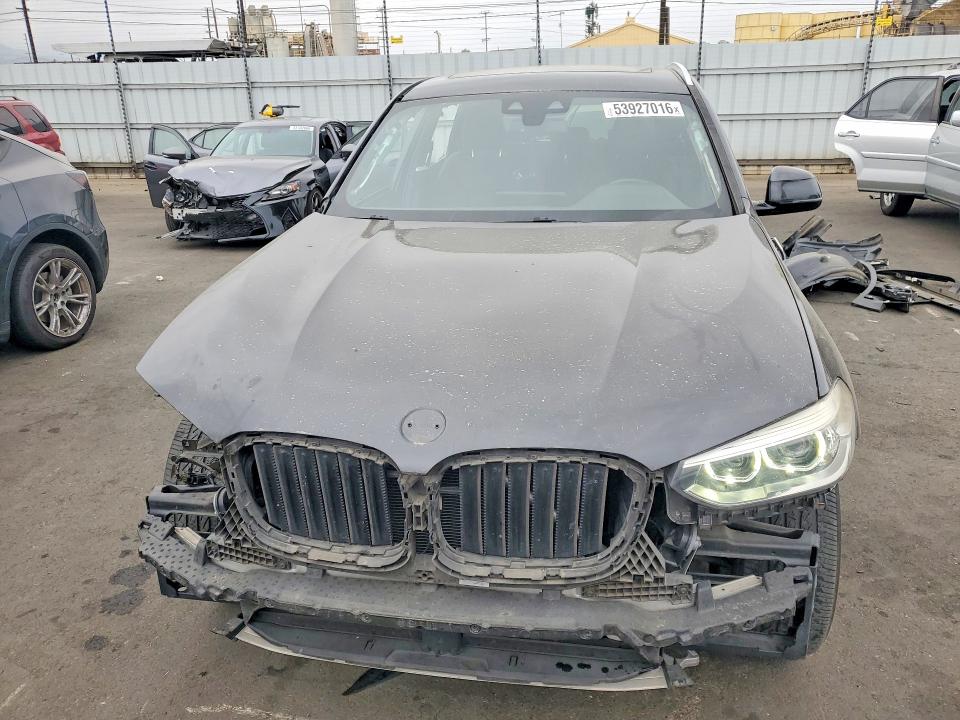 2019 BMW X3 VIN 5UXTR7C54KLE97169 COPART salvage auction — FRONT END, Ca - Salvage Certificate, sold $5,400 on 2026-07-13 (photo 5)