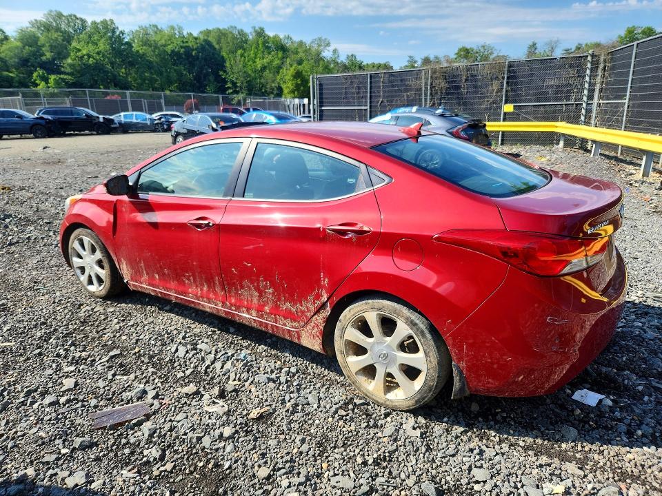 2013 Hyundai VIN KMHDH4AE9DU615619 COPART salvage auction — SIDE, MD - CERT OF SALVAGE > 75% DAMAGE, sold $975 on 2026-07-28 (photo 2)