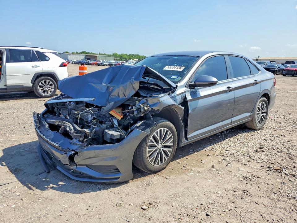 2021 Volkswagen Jetta VIN 3VWC57BU3MM004552 COPART salvage auction — FRONT END, Tx - Certificate Of Title, sold $2,900 on 2026-07-09 (photo 1)