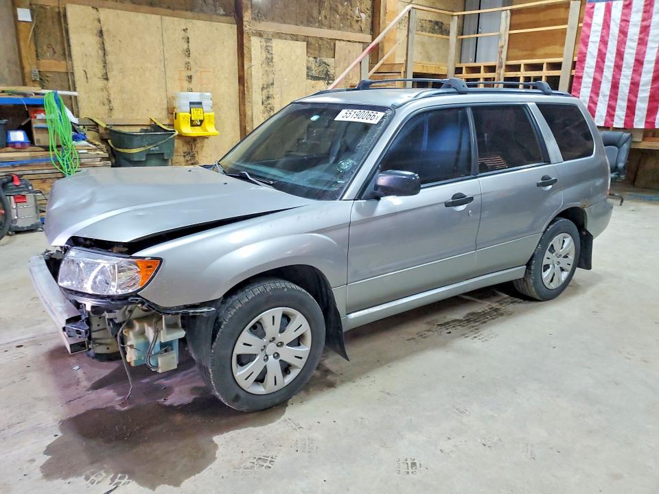 2008 Subaru Forester VIN JF1SG63678G707967 COPART salvage auction — FRONT END, Mn - Cert Of Title-Prior Salvage, sold $225 on 2026-07-07 (photo 1)