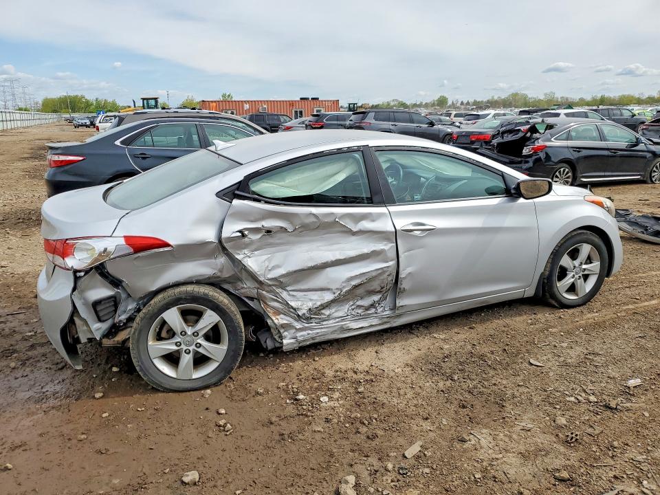 2013 Hyundai VIN KMHDH4AE9DU842227 COPART salvage auction — SIDE, Il - Salvage Certificate, sold $475 on 2026-07-07 (photo 3)