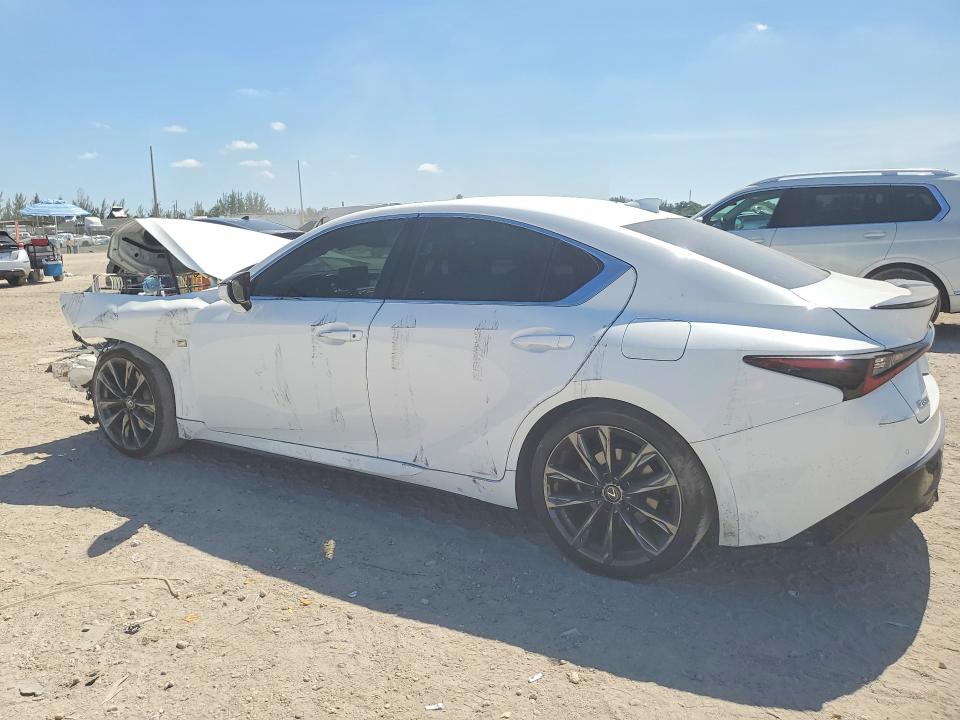 2021 Lexus Is 350 VIN JTHGZ1B21M5046128 COPART salvage auction — FRONT END, FL - CERT OF TITLE SLVG REBUILDABLE, sold $4,300 on 2026-07-07 (photo 2)